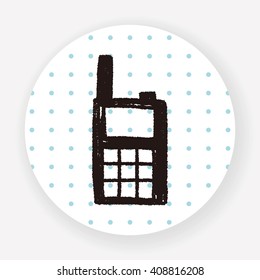 handheld transceiver doodle