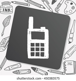 handheld transceiver doodle