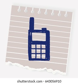 handheld transceiver doodle