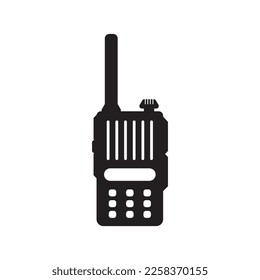 Handheld-Transceiver-Symbol, Vektorgrafik-Designvorlage