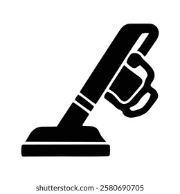 Handheld Vacuum Cleaner, Vacuum Cleaner silhouette, vector illustration.
