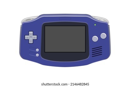 Game Boy Advance Royalty Free Stock SVG Vector and Clip Art