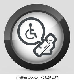 Handicap assistance line