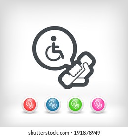 Handicap assistance line