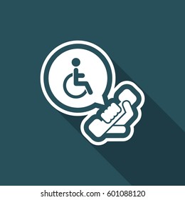 Handicap assistance line