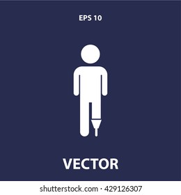 handicap icon. disabled vector illustration