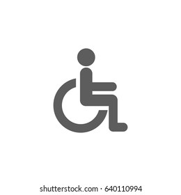 Handicap Icon in trendy flat style isolated on white background. Award symbol for your web site design, logo, app, UI. Vector illustration, EPS10.