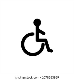 Handicap icon vector