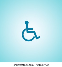 handicap icon vector