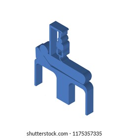 Handicap isometric left top view 3D icon