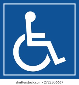 Handicap estacionamento símbolo vetor e ilustrações Arte