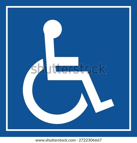 Handicap parking symbol vector and illustrations Art