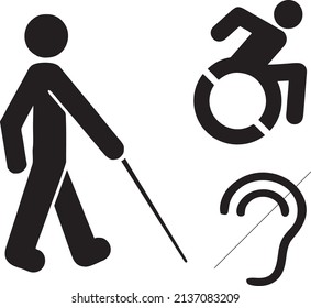 Handicap Sign Guideline design  layout