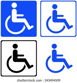 Handicap signs