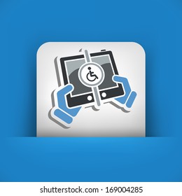 Handicap tablet connection