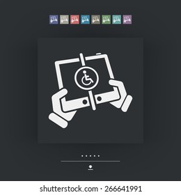Handicap tablet connection