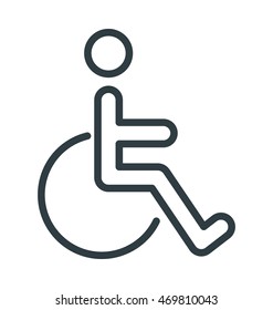 Handicap Vector Icon