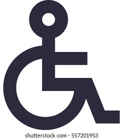 Handicap Vector Icon