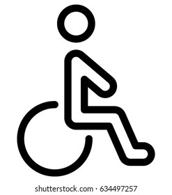 Handicap Vector Icon