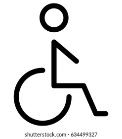 Handicap Vector Icon
