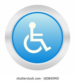 Handicap or wheelchair person icon