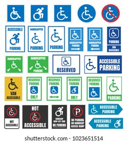 handicapped parking signs, disabled people parking