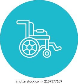Handicapped vector icon. Can be used for printing, mobile and web applications.