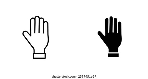 Handicons for ui. vector illustration
