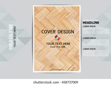 handicraft design background for cover brochure .