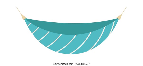 Handing fabric hammock flat icon Outside furniture