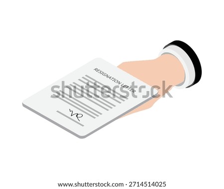 Handing Over Resignation Letter to quit a job