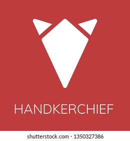  Handkerchief icon. Editable  Handkerchief icon for web or mobile.