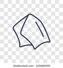 Handkerchief Icon Trendy Linear Handkerchief Logo Stock Vector (Royalty ...