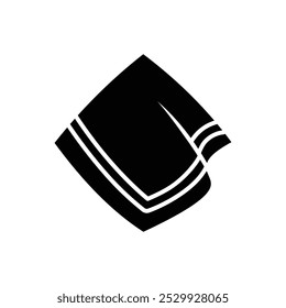 handkerchief icon vector design template simple and clean