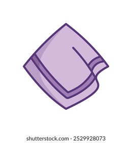 handkerchief icon vector design template simple and clean