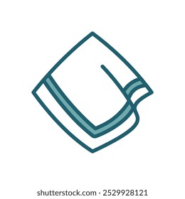 handkerchief icon vector design template simple and clean