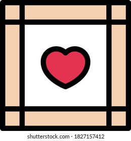 handkerchief vector flat color icon 