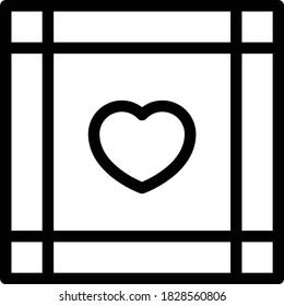 icono de línea delgada del vector del pañuelo 
