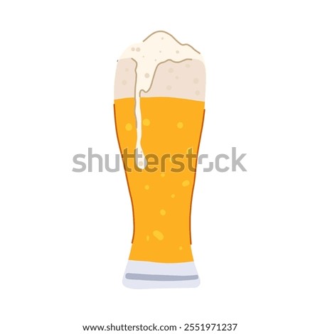 handle beer cup cartoon. foam cold, refreshing brew, ale lager handle beer cup sign. isolated symbol vector illustration