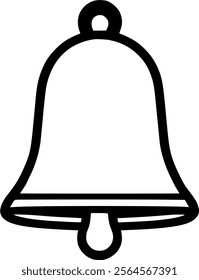 Handle bell vector icon. filled flat sign for mobile concept and web sign, symbol, vector, art