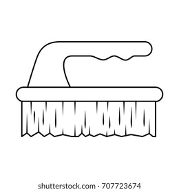 handle brush cleaner icon