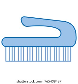 handle brush cleaning isolated icon