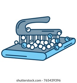 handle brush cleaning isolated icon