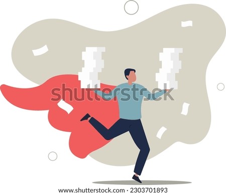 Handle busy work, manage workload or complete multitasks within deadline, organize paperwoflat vector illustration.rk or documents, effective or productive concept.