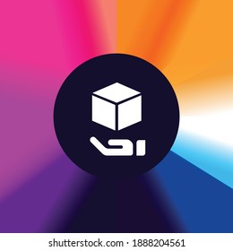 Manejar con cuidado - botón Icono de aplicación