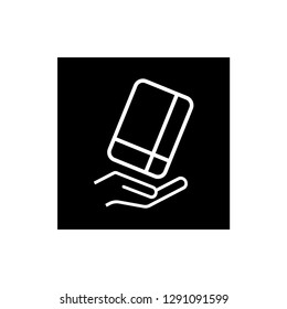 
Handle With Care Icon Vector Illustration. Packaging Sign. Delivery Rule Symbol.