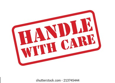 MANIPULAR CON Vector de sello CARE sobre un fondo blanco.