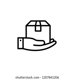 Handle with care sign - packing symbol