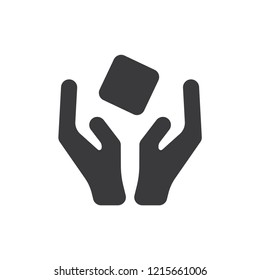Handle care vector icon