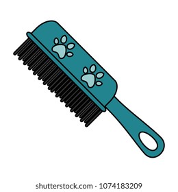 handle cleaning brush isolated icon